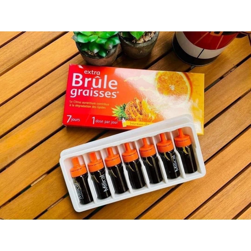 Thải mở giảm cân detox cam dứa Milical Brule graisse