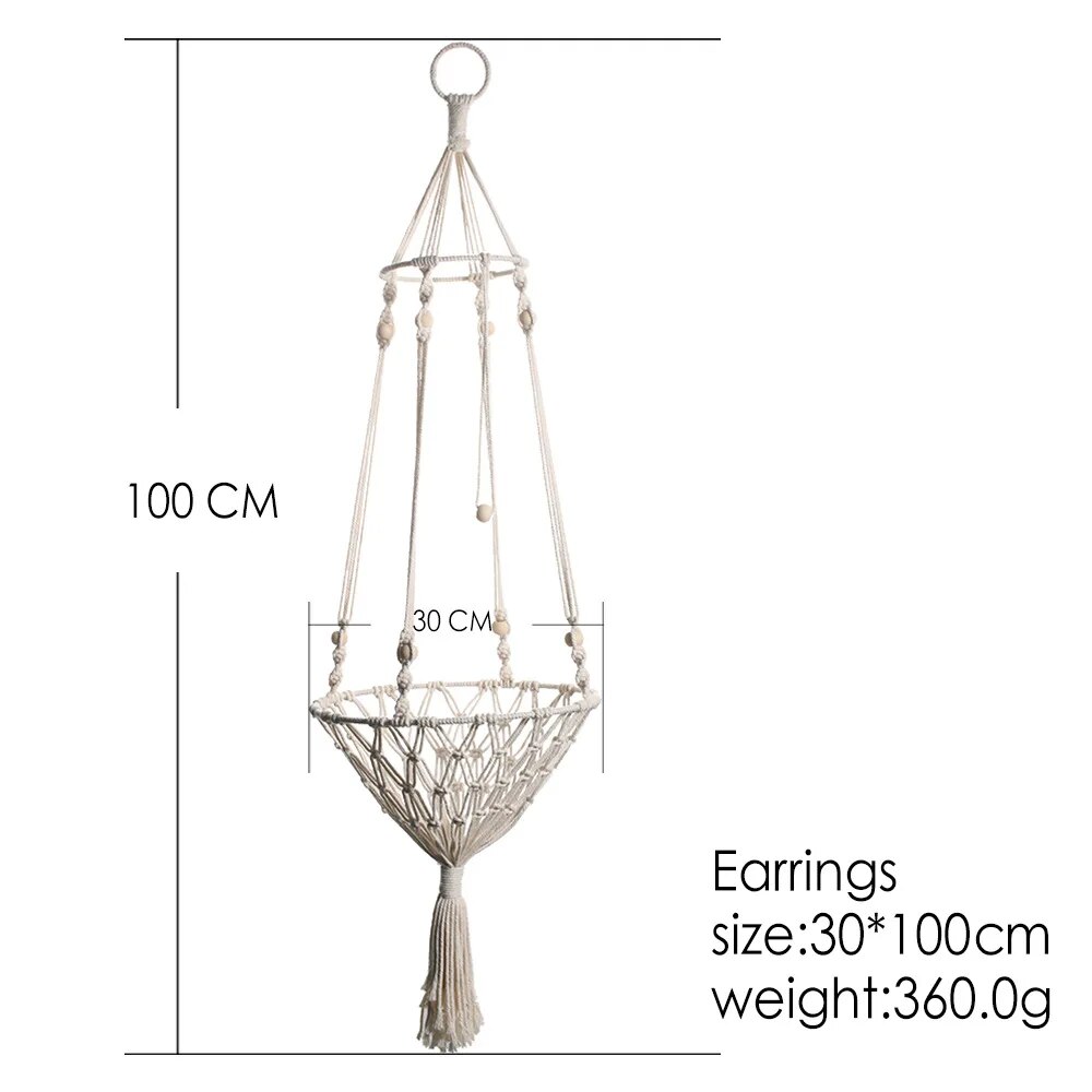 Pet Cat Hammock Swing Bed Bohemian Handwoven Tapestry Cotton Macrame For Home Bedroom Decoration Wall Hanging Without Mat