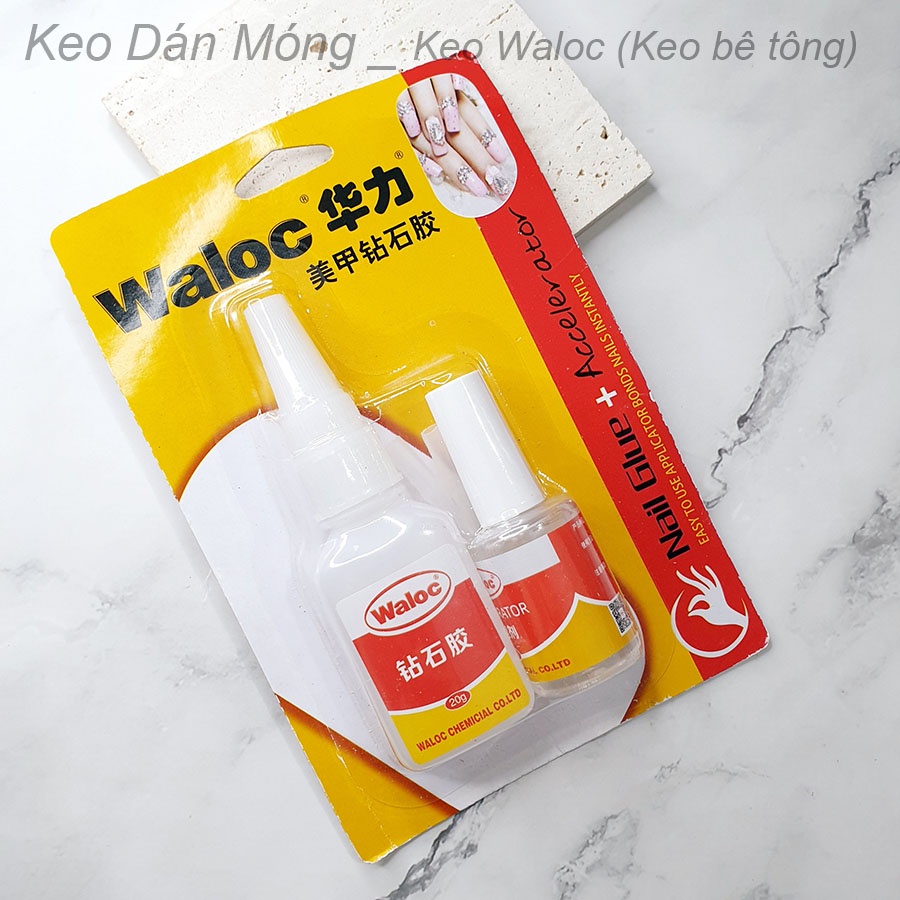 Keo bê tông, keo Waloc MIAN dán móng siêu bền