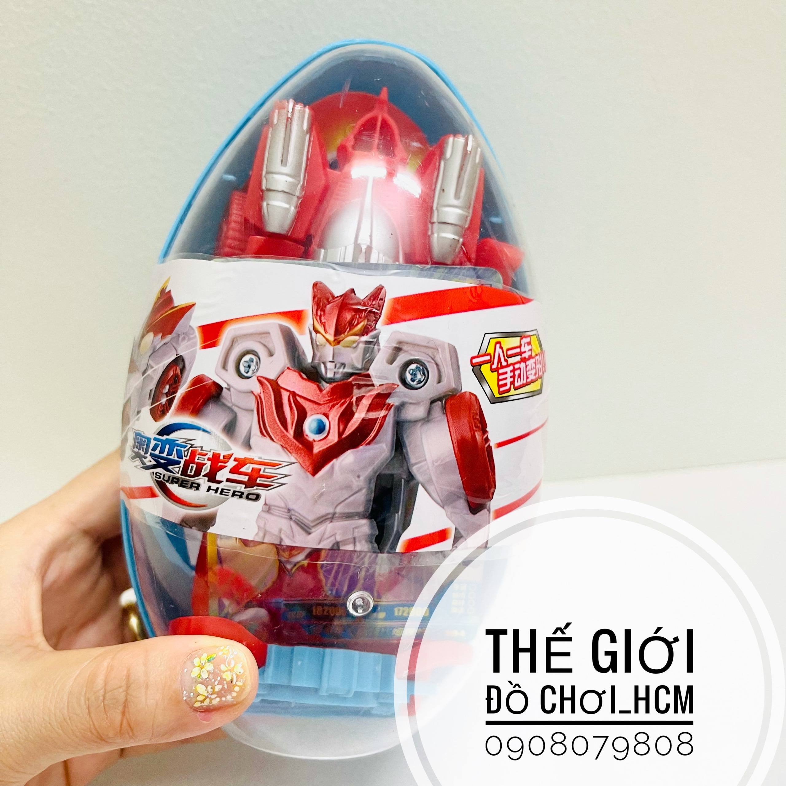 [HOT- ROBOT BIẾN HÌNH] Đồ chơi trứng Ultramam biến hình siêu xe thành Robot