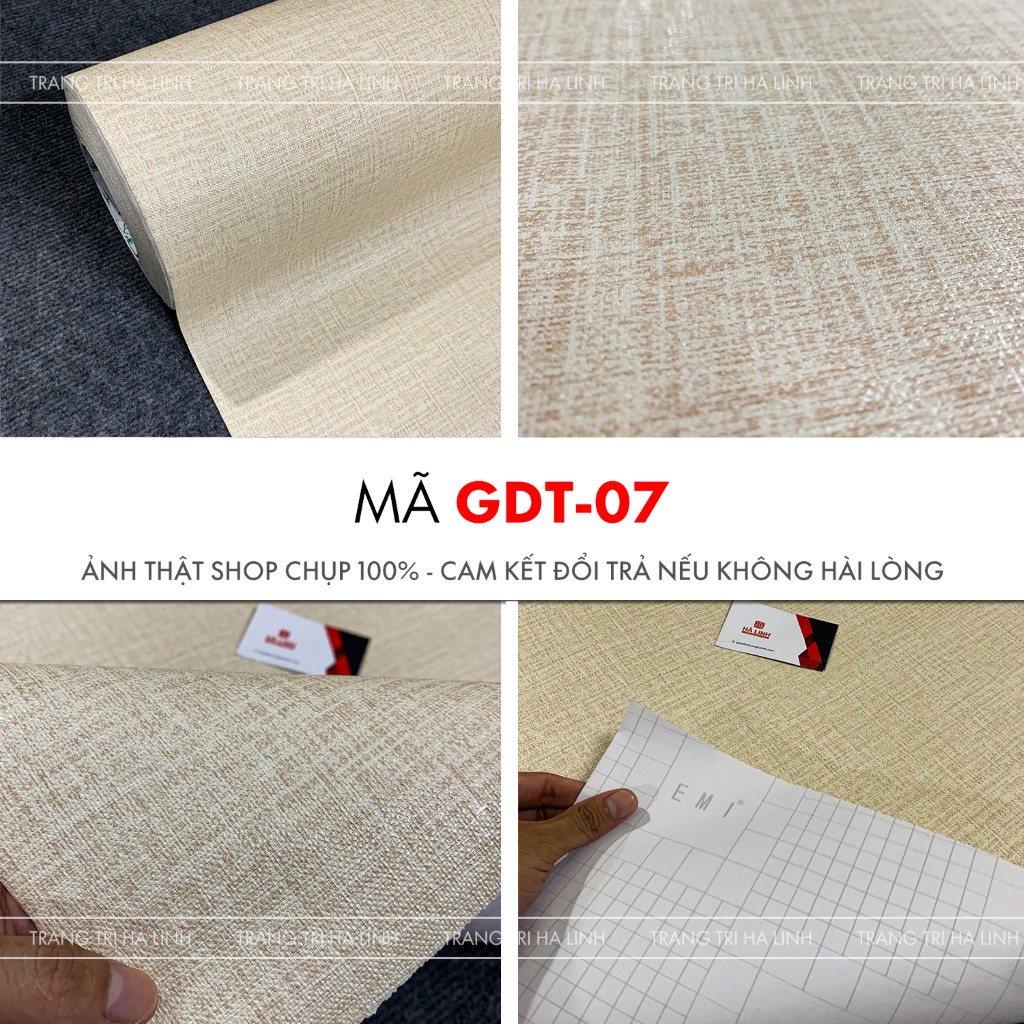 Giấy dán tường chống nước cao cấp, decal dán tường sẵn keo tiện lợi nhiều mẫu hoa văn đẹp giá rẻ