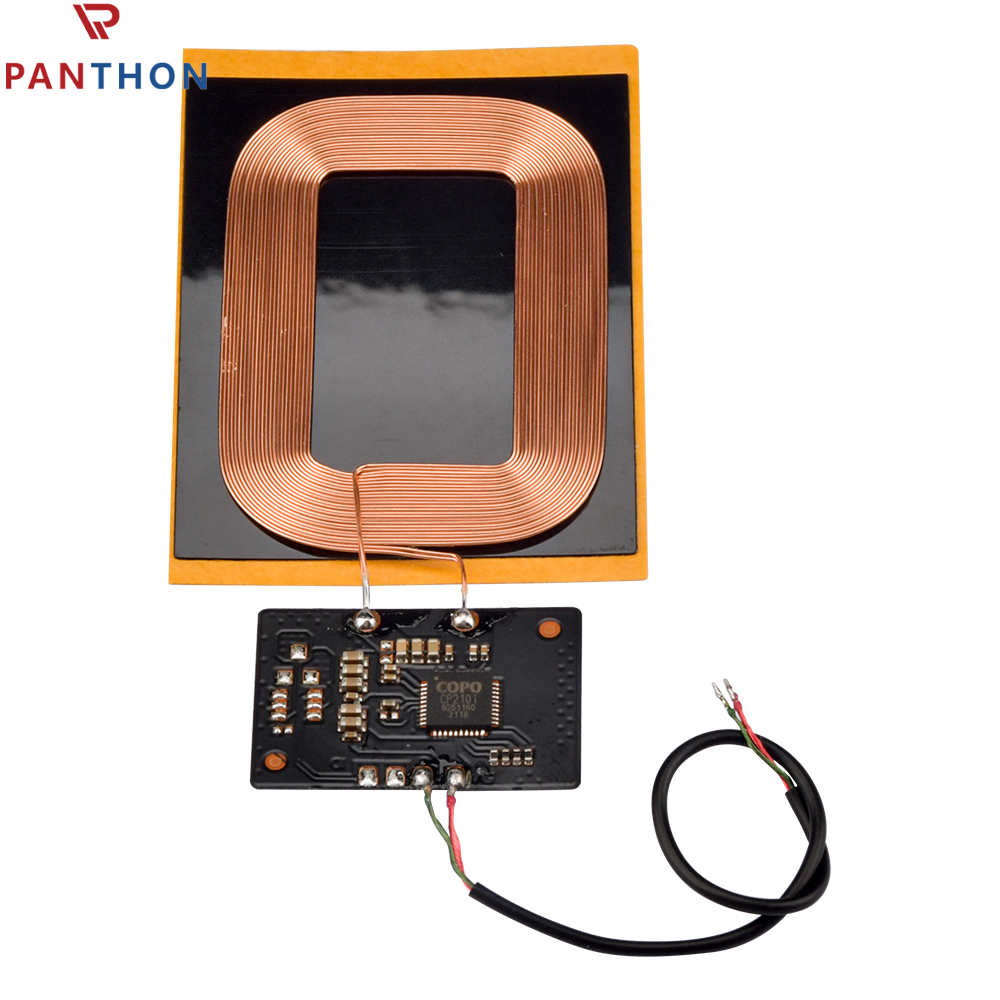【💕Ready Stock🎉】PANTHON 5V 1.5A Wireless Charger Receiver Terminal Module PCBA Board Coil 7.5W