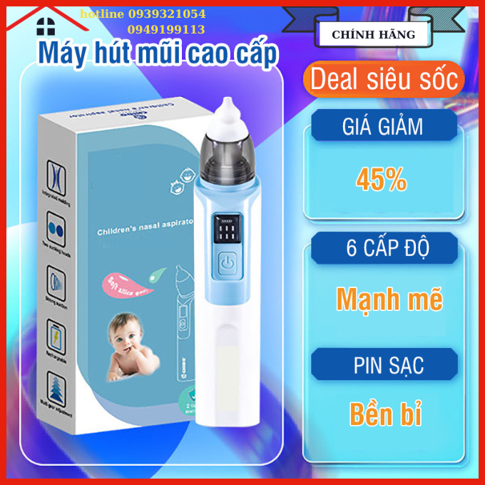 Máy hút mũi điện tử tự động 6 cấp độ cho bé lzt_018