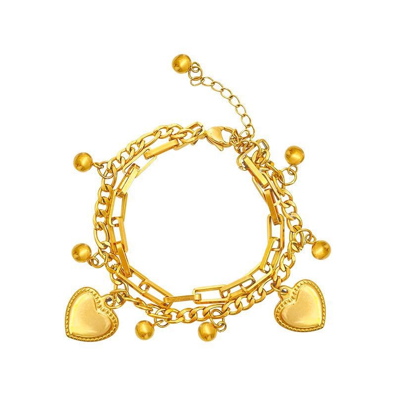 Retro%2018K%20Gold%20Metal%20Plated%20Titanium%20Steel%20Double%20Heart%20Bracelets%20Hypoallergenic%20Fashion%20Jewelry%20Accessories%20Gifts%20for%20Gf%20-%20Image%208