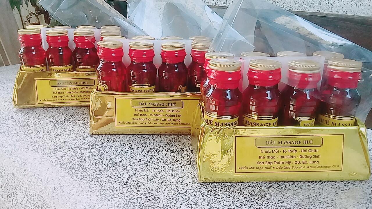 Combo 3 chai Dầu xoa bóp Huế CAO CẤP