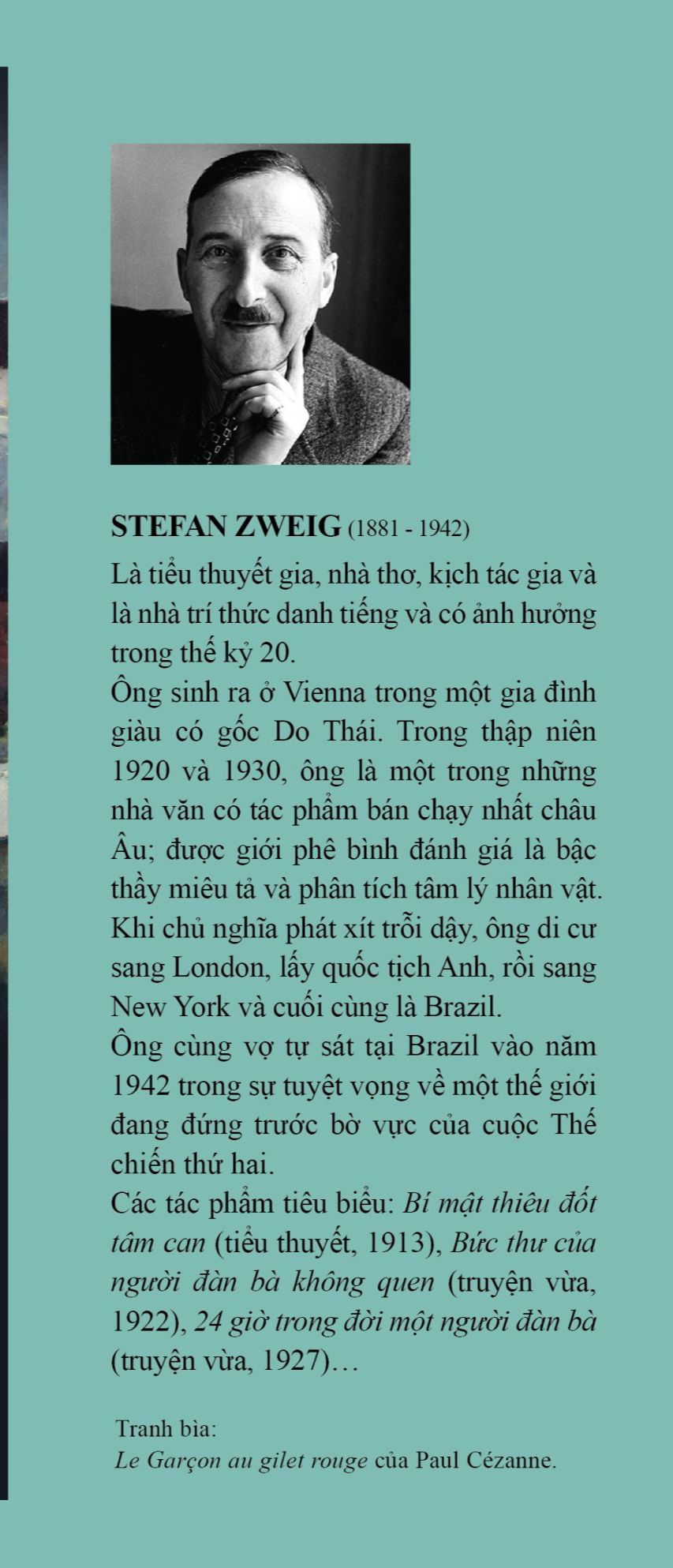 Sách - Bí mật thiêu đốt tâm can - Stefan Zweig