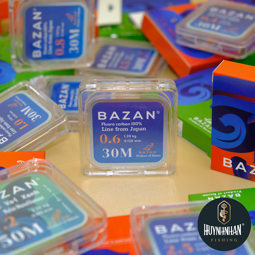 Dây thẻo Bazan Fluorocarbon nhiều size x 30m