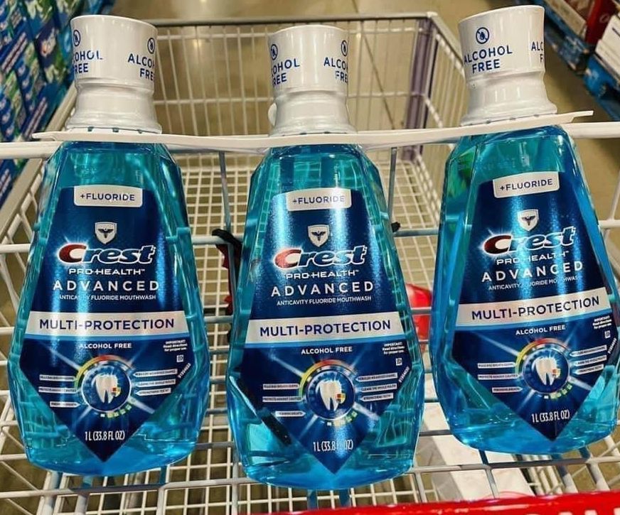 Nước Xúc Miệng CREST Pro Advantage Chai 1 Lit