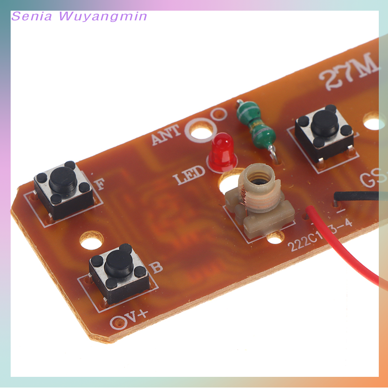 Senia 4CH RC điều khiển từ xa 27MHz mạch PCB Transmitter Receiver Board đài phát thanh hệ thống cho RC xe