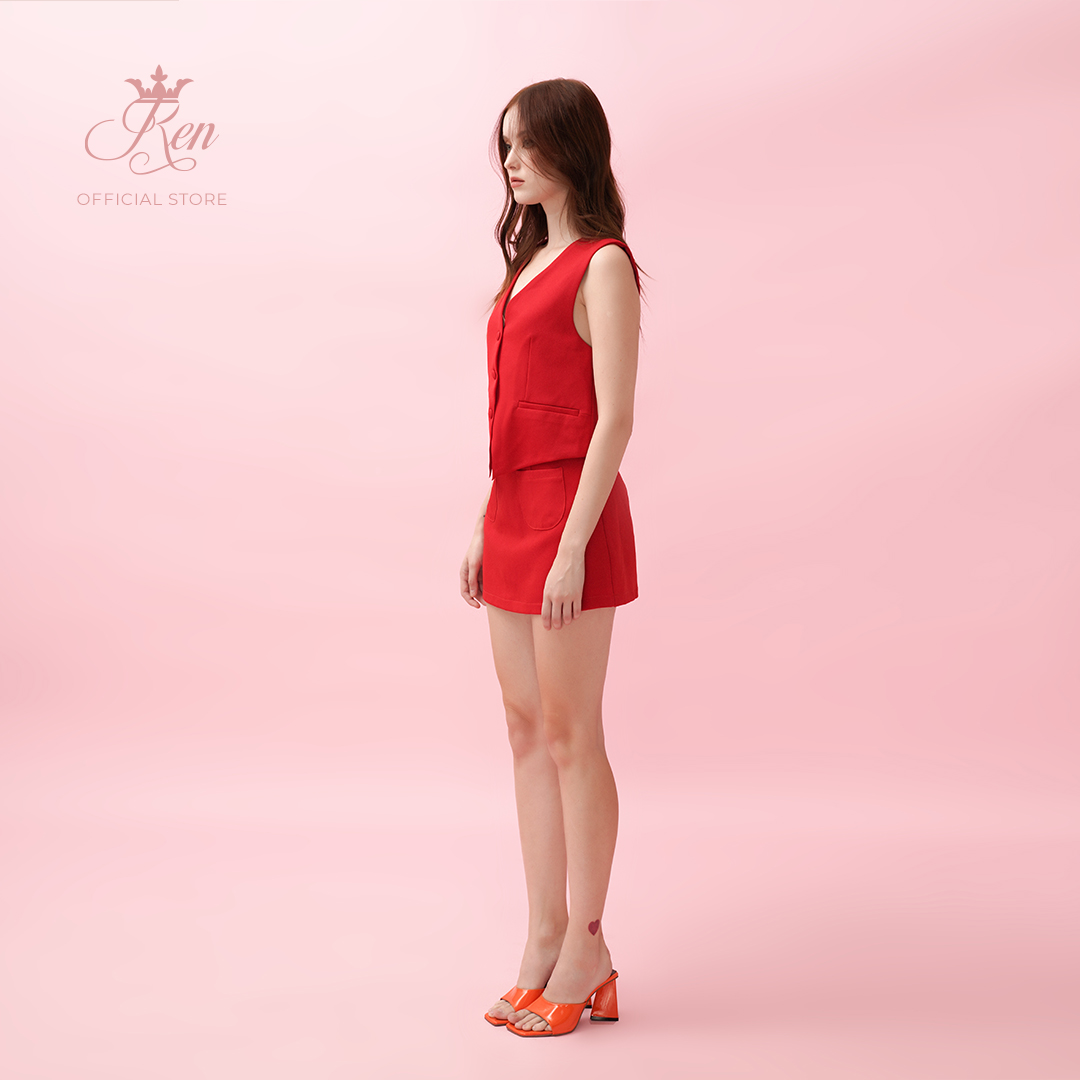 REN BY TEE - Áo Gilet Cổ V Sát Nách