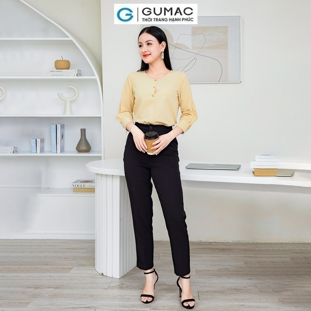 [25 - 29.5 |Voucher 8-12%] Quần tây nữ cơ bản GUMAC QD05008