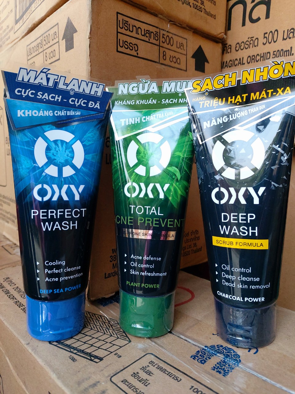 SỮA RỬA MẶT OXY DÀNH CHO NAM 100G (CÓ 3 MÀU)