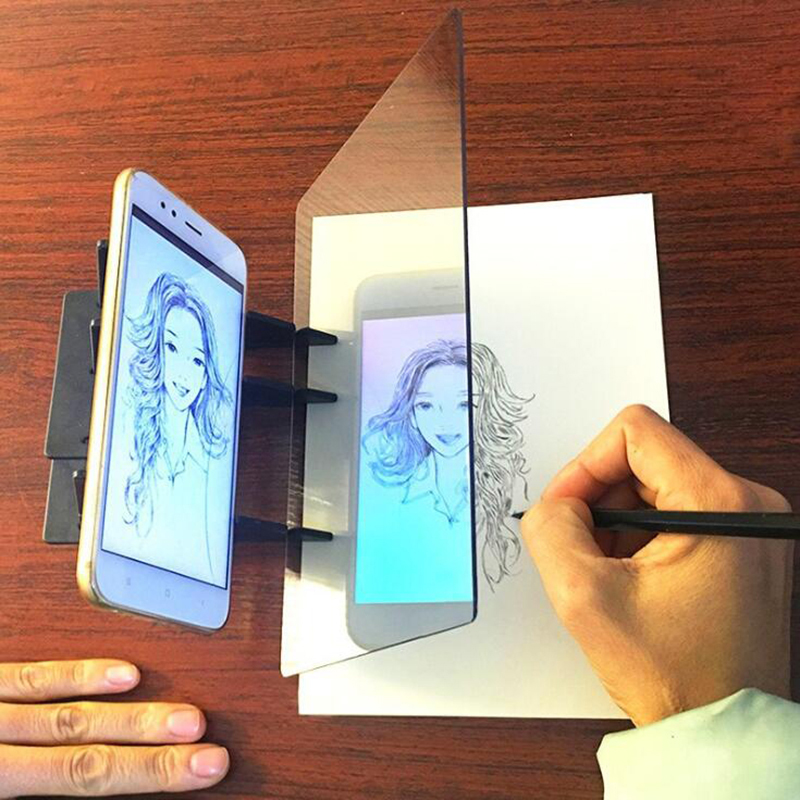 Transparent Drawing Instruments Transparent Drawing Board Learning Drawing Tools Table Copying Board ...
