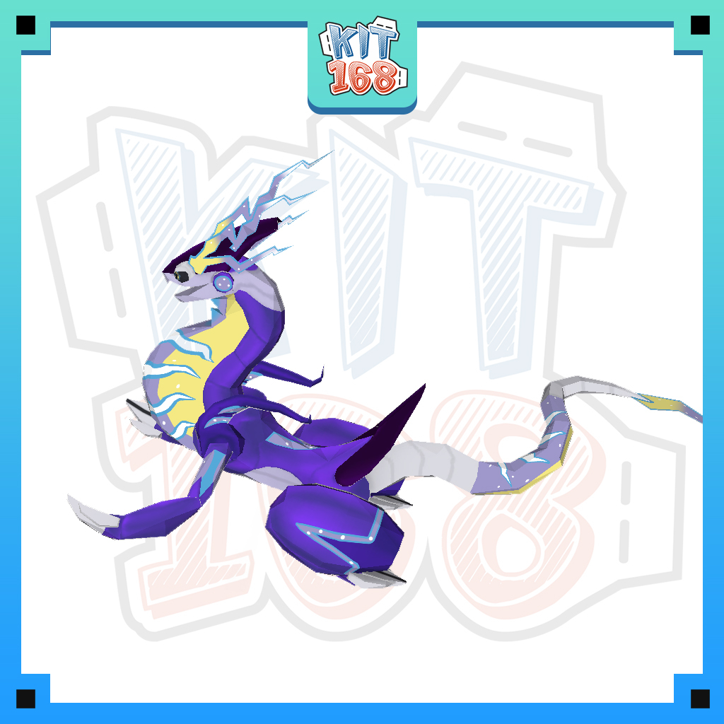 Mô hình giấy Anime Game Pokemon Miraidon