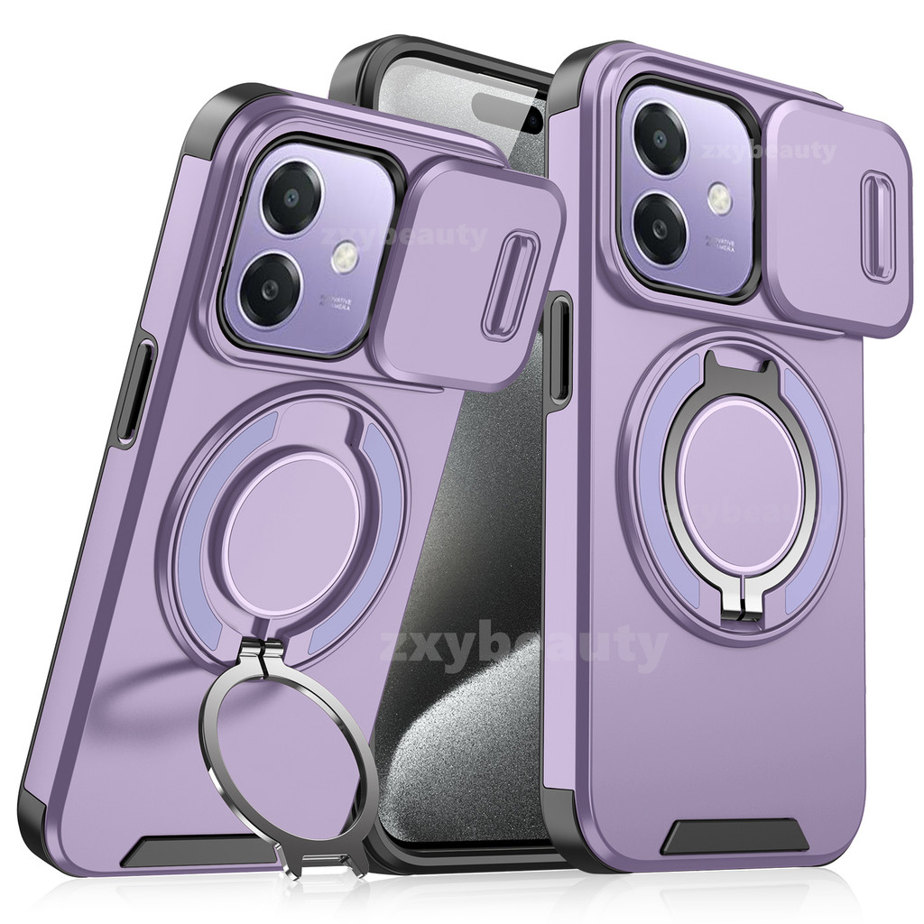 Cph2681 Ringer Box 2025 Case Shockproof Armor Slide Magnetic Casing For OPPO A3X A3 A5 Pro ...