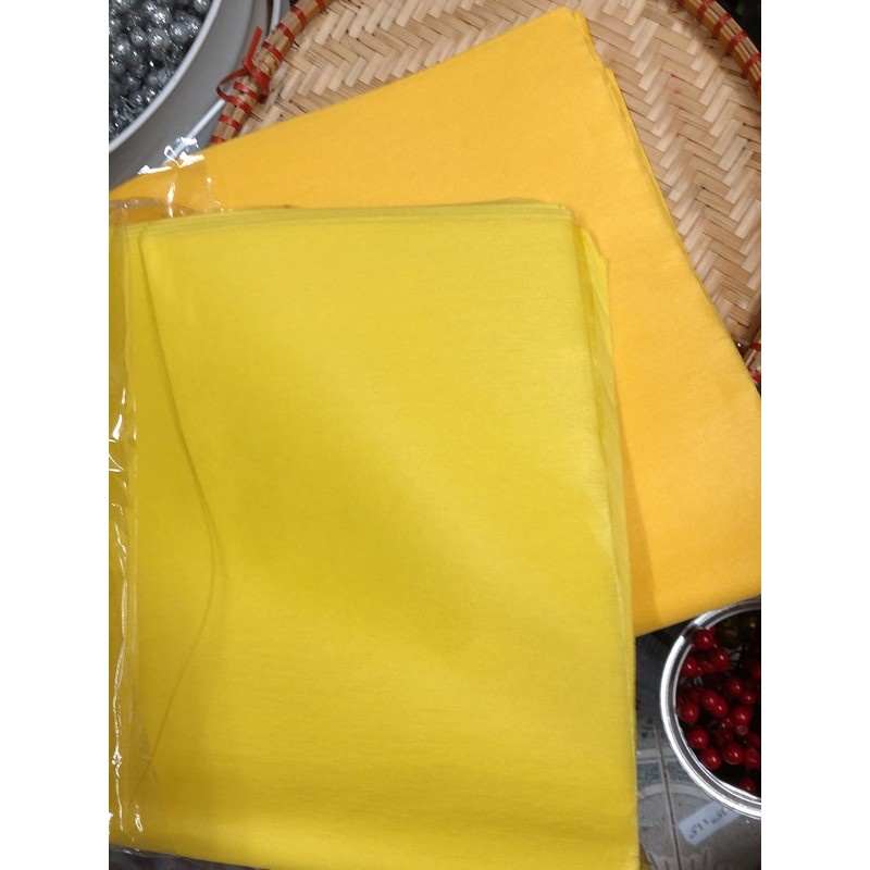 Tập 50 tơ` giấy mếch lụa gói hoa khổ 60*60cm