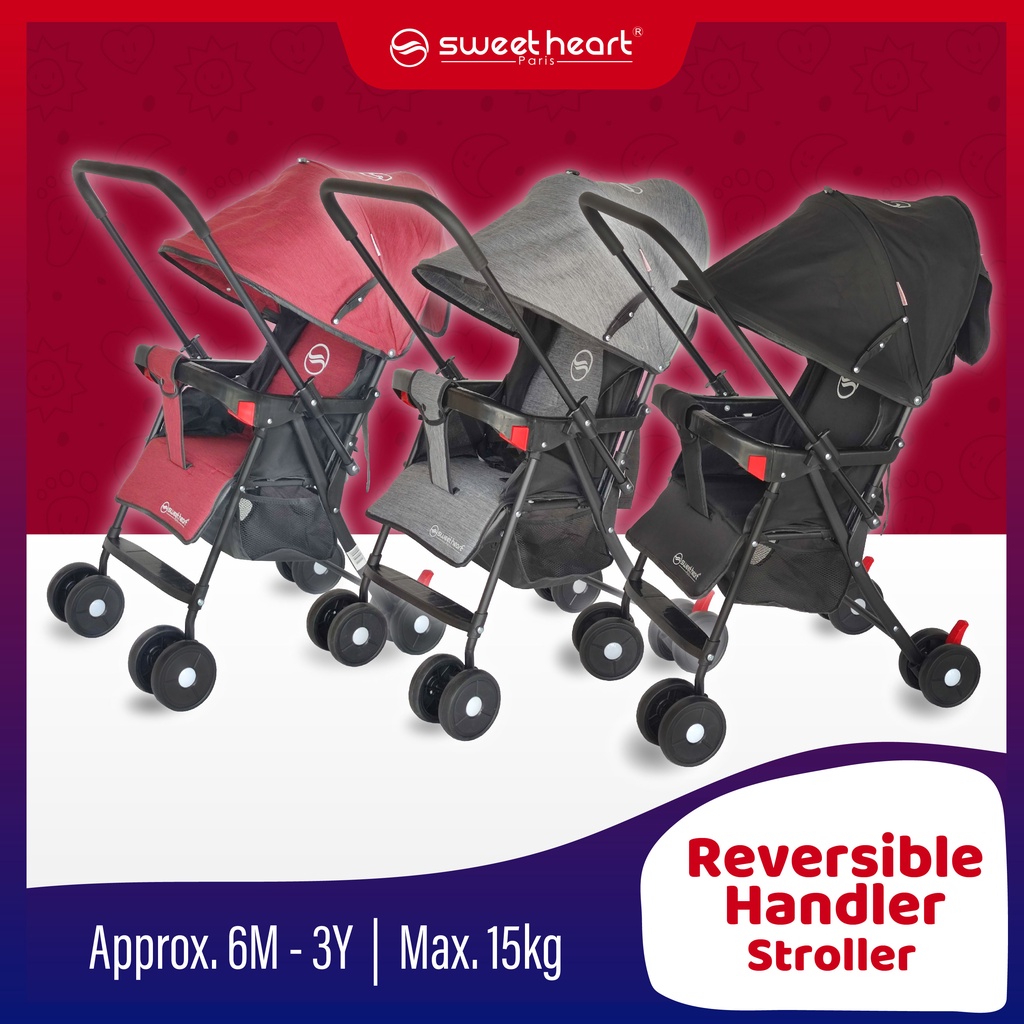 Sweet heart paris aluminium 2 in 1 outlet stroller