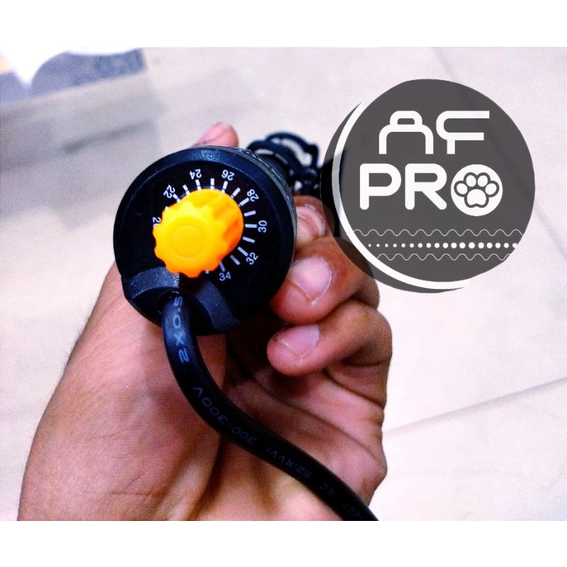Heater stainless pemanas Aquarium AQUAMAN 100 WATT