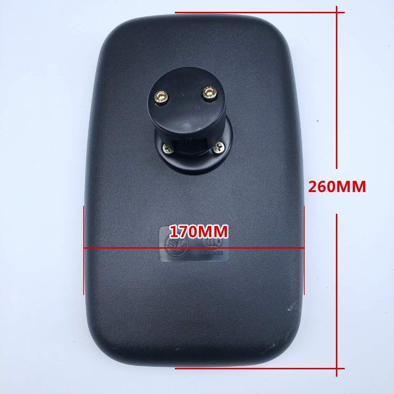 Excavator rearview mirror engineering vehicle truck forklift cab reflector universal modified wide-angle reversing mirror. 