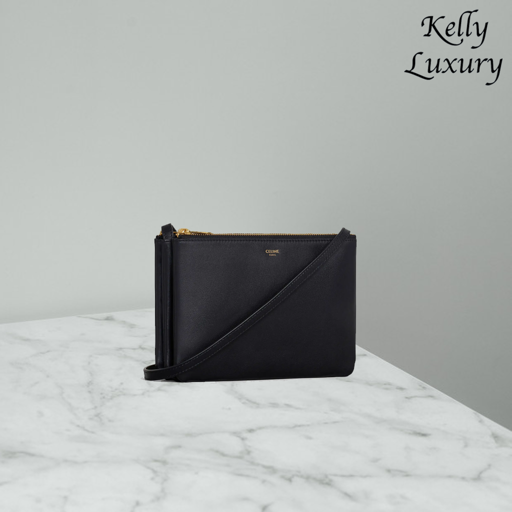 celine trio bag black