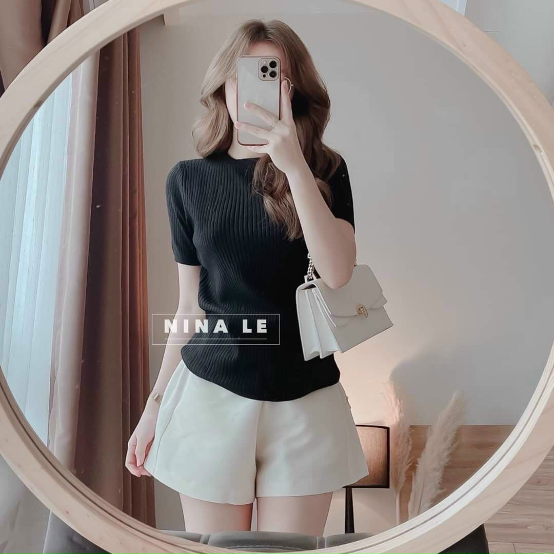 (FREE SHIP) Áo thun nữ tay ngắn kiểu đẹp mặc được 4 mùa.