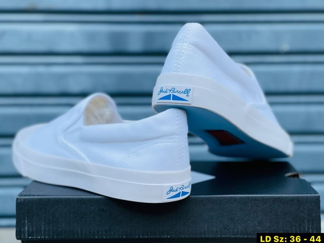 27cmJACK PURCELL RET SLIP-ON 国内正規新品未使用 ジャックパーセルRET スリップオン スリッポン US8 ブラック 黒 Converse Jack Purcell Signature Slip-Ons | Hypebeast
