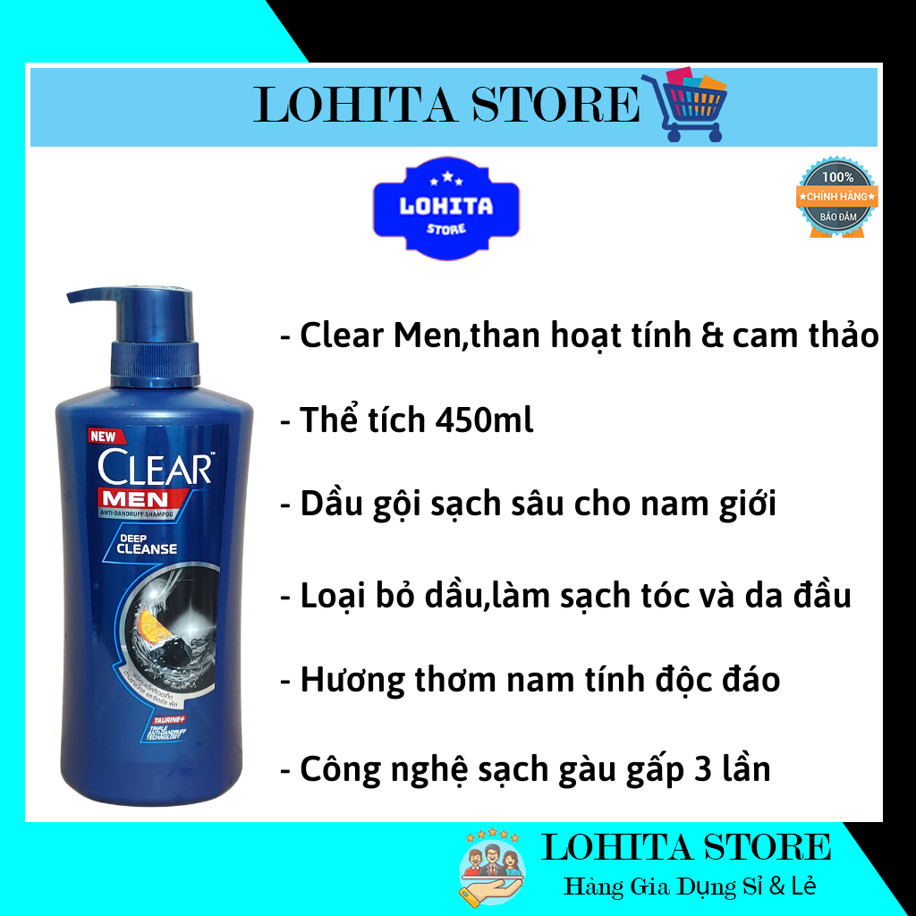 Dầu gội đầu sạch gàu Clear Thái Lan