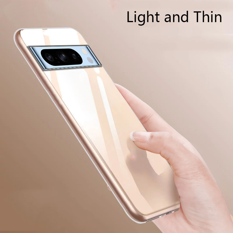 Tokifu%20For%20Google%20Pixel%208%20Pro%20Back%20Cover%20Soft%20Casing%20Transparent%20TPU%20Simple%20Case%20Covers%20-%20Image%205
