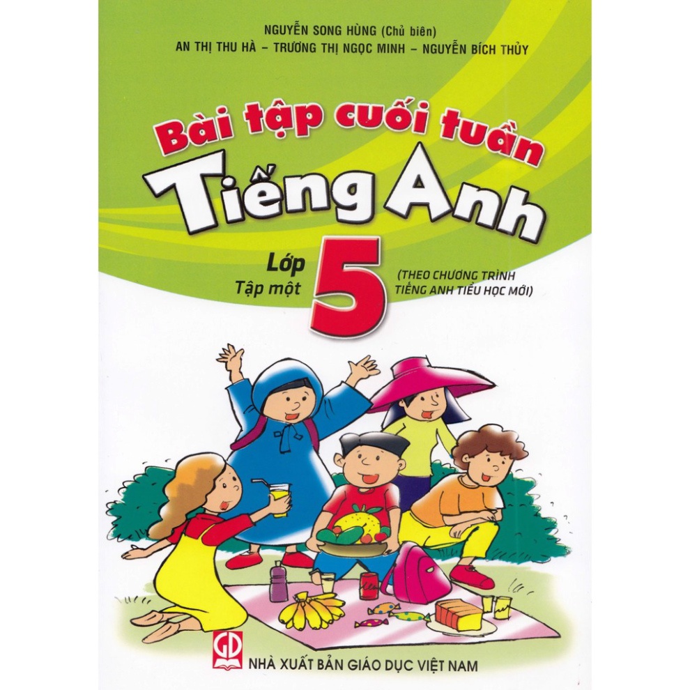 Sách - Combo Bài Tập Cuối Tuần Tiếng Anh Lớp 5 (Tập 1 + Tập 2)