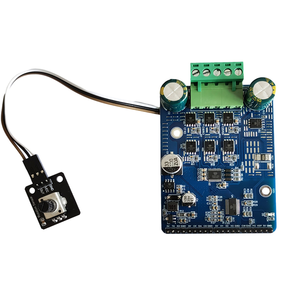 Dc 6-80v bldc three phase dc brushless motor controller pwm high power 1600w 20a hall motor control driver board motor regulator