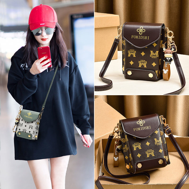 Fashion Shoulder Bag 2022 New Korean Style Printed Women Mobile Phone Bag  Luxury