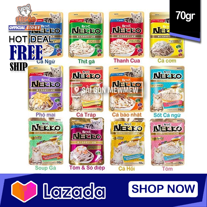 Pate NEKKO cho mèo 70gr