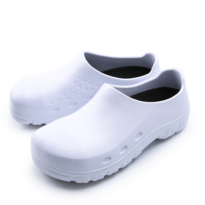 EIFAK Steel Toe Chef Shoes for Men Slip on Kitchen Shoes - Oil Water ...