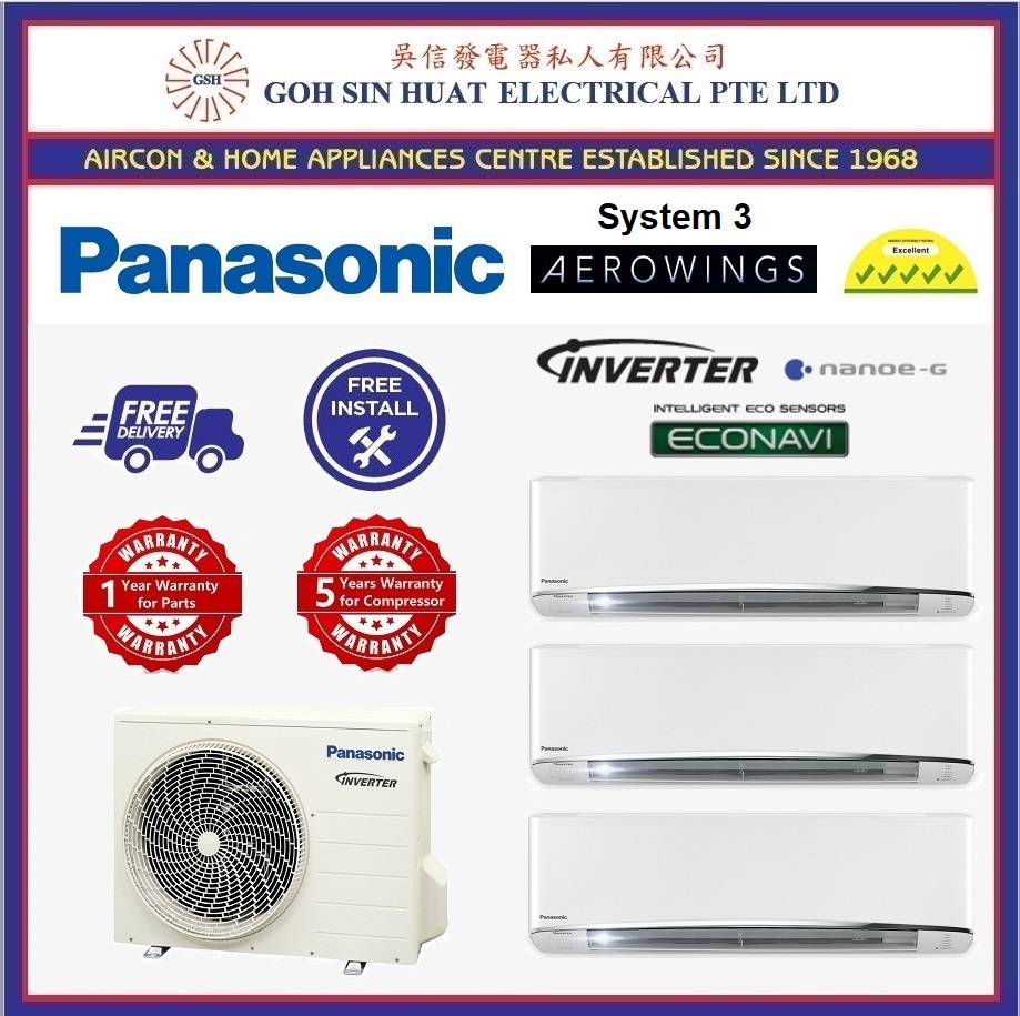 Panasonic Air Conditioner Cs Pv18skh Split Indoor Outdoor Air Con Unit