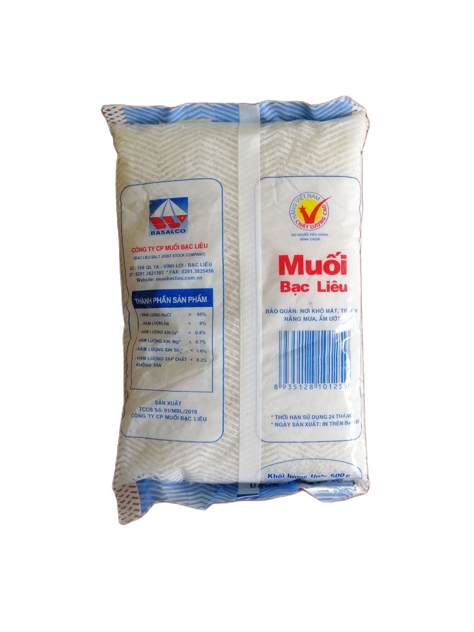 [HCM]Muối hạt thiên nhiên - Bạc Liêu 500g