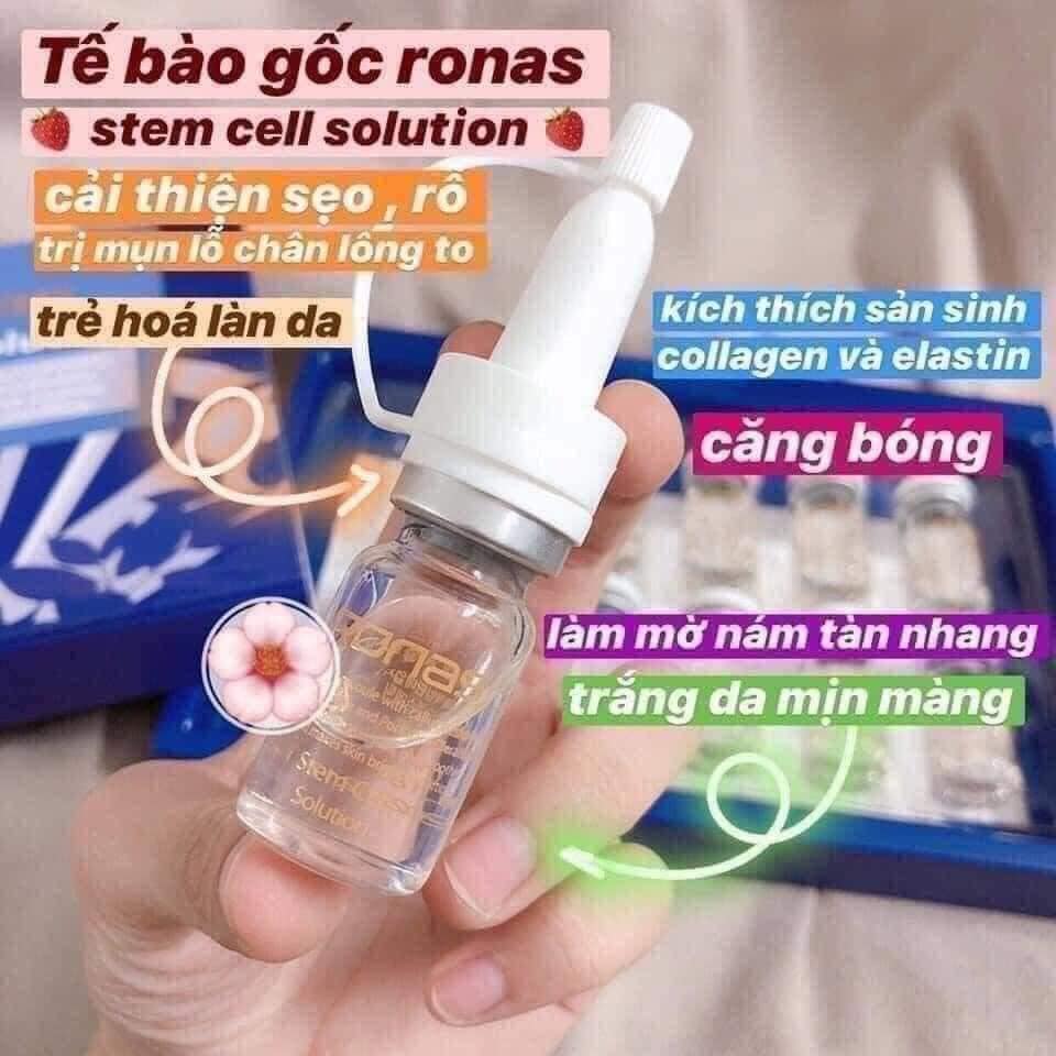 Tế bào gốc Ronas dưỡng phục hồi da (Hộp 10 lọ)