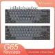 Drunkdeer G65 PBT Keycap Set Cherry - 68 Keys For 65% ANSI Layout Nical Keyboard-Black Gray Itfdmlpfxuggbpe-Cb. 