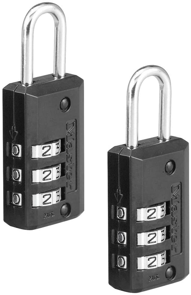 Ổ khóa số chính hãng Master Lock 646T thân kim loại nguyên khối dùng khóa vali hành lý hàng Mỹ