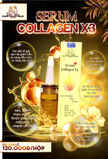 [HCM] Serum collagen x3 giảm nám, mụn thâm 20ml