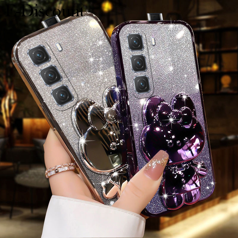 New%20Phone%20case%20infinix%20Hot60i%20Hot60%20Back%20cover%20Camera%20Protection%20Semi%20Transparent%20Soft%20Silicone%20Rabbit%20bracket%20Shockproof%20Exquisite%20Glitter%20Powder%20For%20infinix%20Hot%2060%2060i%20case%20-%20Image%202