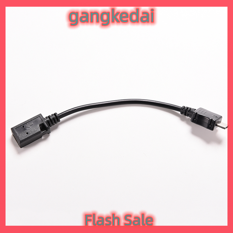 Gangke Micro USB Nam để Mini USB nữ dữ liệu Sync phí Adapter Cáp
