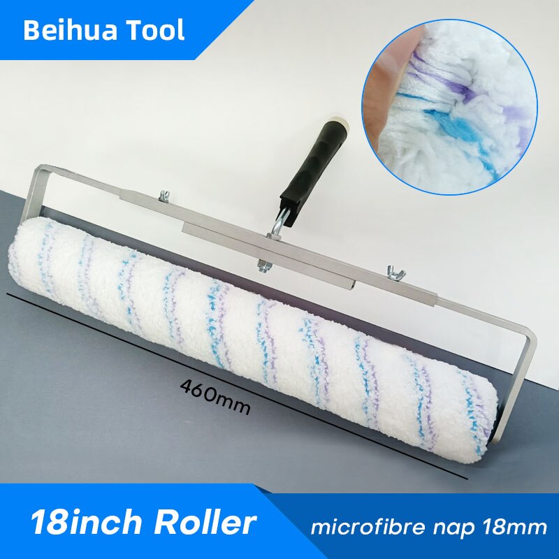 18inch 46cm Paint Roller Brush for Wall Decorative Nap 6mm/9mm/18mm  Short-middle-long plush Painting Handle Tool double support
