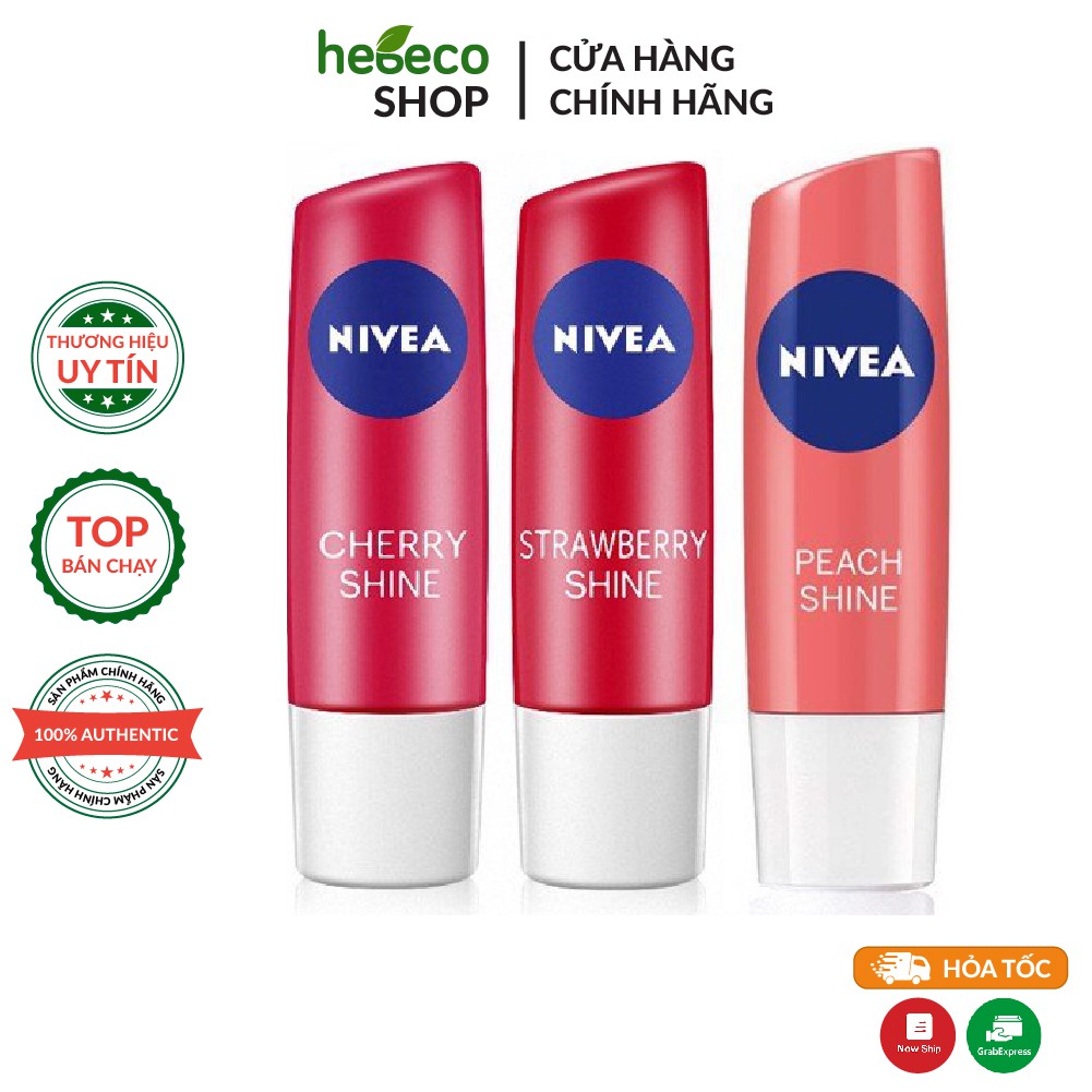 Son dưỡng ẩm và mềm môi Nivea (4.8g) - Đức Chính Hãng
