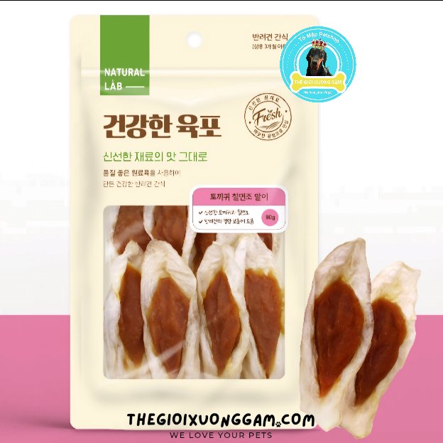 NATURAL LAB Tai Thỏ Phủ Thịt 80G