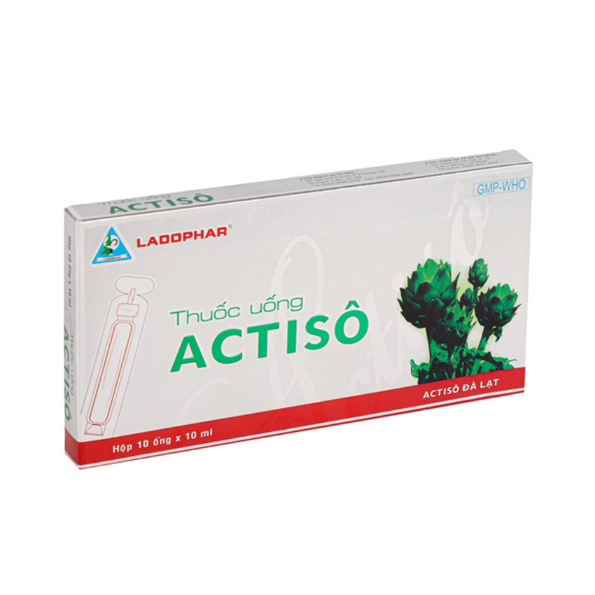 Cao Atiso nước dạng ống uống tuýp 10ml Actiso Ladophar Đà Lạt Maximas A