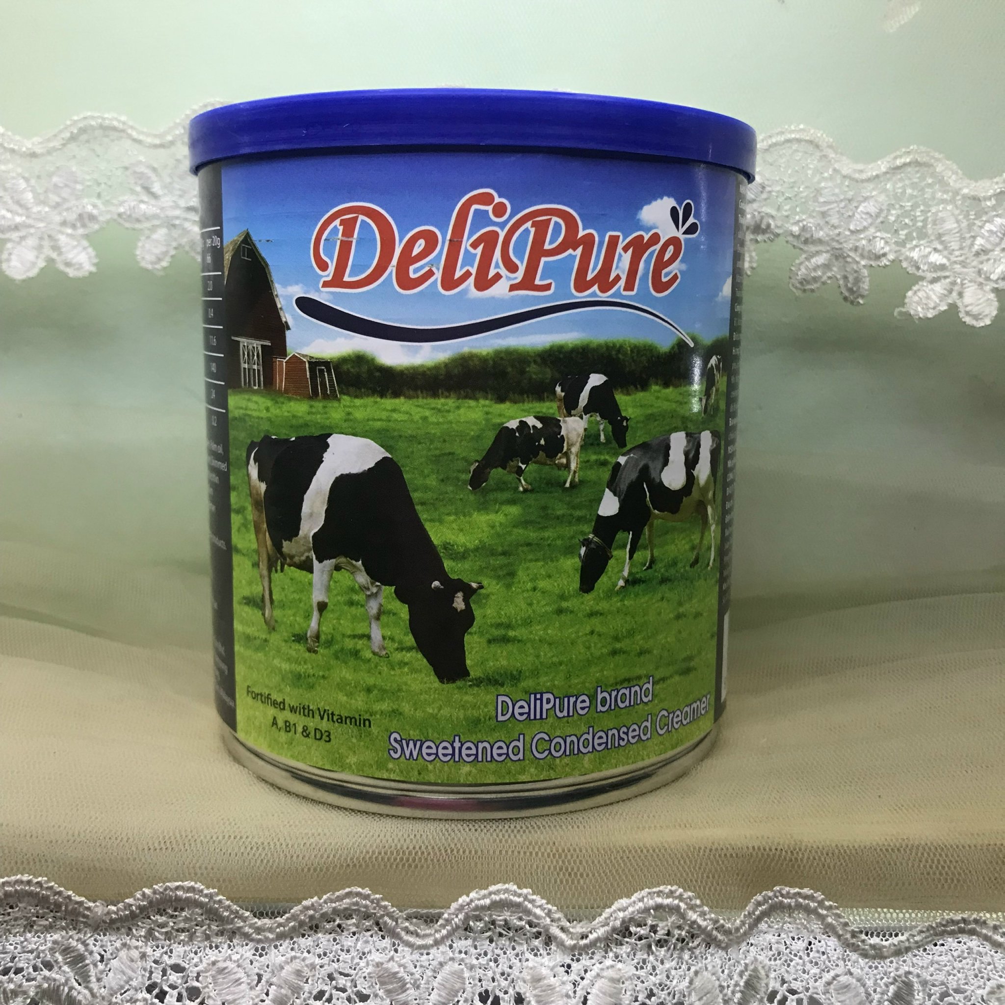 (HCM-Q8) 3 Lon- Sữa đặc có đường Delipure 1kg/lon ( hàng nhập từ Malaysia)