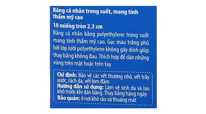 Băng cá nhân Urgo Teen 10's (10 miếng)