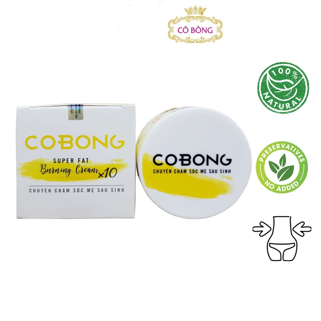 Kem Tan Mỡ Cô Bông 150g Giảm Mỡ Bụng Tặng Thước Dây