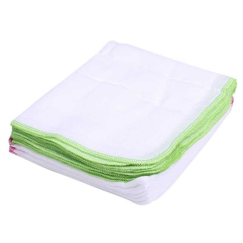 Set 10 Khăn sữa xô 3 lớp cho bé ( 25*25cm )