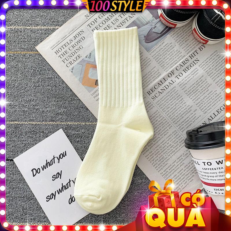 Sexy Men Women ankle socks over the knee thigh high socks solid color-100style